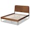 Baxton Studio Kassidy Traditional Walnut Brown Finished Wood Platform Bed-King 192-11497-ZORO - alternate 2